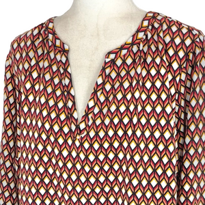 Kenar geometric print blouse